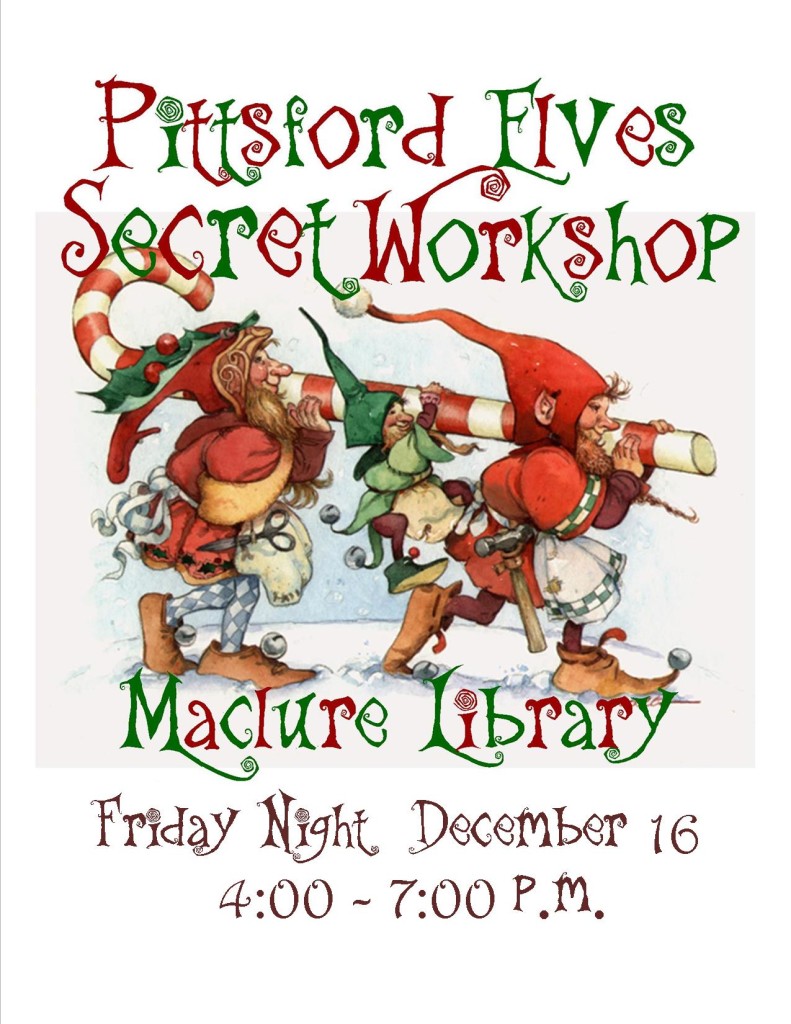 Pittsford Elves Secret Maclure Library